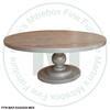 Pine Arta Round Coffee Table 36''D x 36''W x 18''H