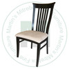 Maple Athena Side Chair With Upholstered Seat