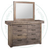 Oak Baxter Landscape Mirror 4.5''D x 42.5''W x 36.5''H With jewelry Option