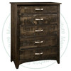 Maple Bancroft Chest Of Drawers 19''D x 35''W x 46.5''H With 5 Drawers
