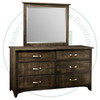 Maple Bancroft Dresser 19''D x 65''W x 35''H With 6 Drawers