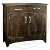 Maple Bancroft Sideboard 19''D x 41''W x 39.5''H With 2 Wood Doors And 2 Drawers