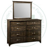 Oak Bancroft High Dresser 19''D x 65''W x 41''H With 8 Drawers