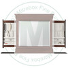 Oak Bancroft Landscape Mirror 4.5''D x 42.5''W x 35''H With Jewelry Option
