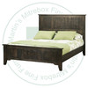 Oak Bancroft Queen Bed With Low Footboard