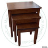 Oak Bancroft Nesting Table Large Table Only 17''D x 22''W x 22''H