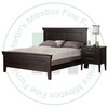 Oak Stockholm Double Bed With Low Footboard