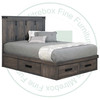 Oak Gastown 4 Drawer King Condo Bed