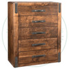 Oak Union Station Chest Of Drawers 18.5'' Deep x 39'' Wide x 48.5'' High