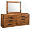 Oak Union Station Landscape Mirror High With Jewellery Option