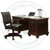 Oak Florentino Executive Desk 36''D x 72''W x 30.5''H