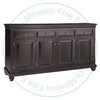 Oak Florentino Sideboard With 4 Wood Doors And 4 Drawers