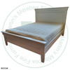 Maple Kensington King Bed With Low Footboard