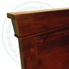 Oak Kensington Single Bed With High Footboard