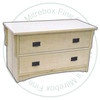 Pine Mission Blanket Box With 2 Drawers 40''W x 23''H x 18.5''D