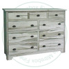 Pine Lakeport 9 Drawer Dresser