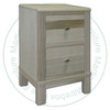 Pine Urbana Night Stand 20''W x 29''H x 14''D With 2 Drawers