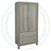 Pine Urbana Armoire 40''W x 73''H x 23''D