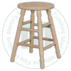Maple Bar Stool With Turned Legs
