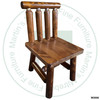 Kids Cedar Log Mission Chair