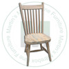 Maple Rustic Side Chair 18'' Deep x 41'' High x 19'' Wide