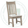 Maple Yukon Slat Back Side Chair 18'' Deep x 40'' High x 18'' Wide