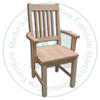 Maple Mini Mission Arm Chair 17'' Deep x 40'' High x 23'' Wide