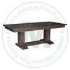 Maple Dakota Solid Top Pedestal Table 42'' Deep x 96'' Wide x 30'' High