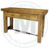 Maple Yukon Turnbuckle 2 Drawer Sofa Table