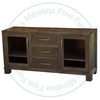 Maple Backwoods Entertainment Stand. Entertainment Centre Dimensions 18'' Deep x 60'' Wide x 30'' High. Media Centre has 3 Drawers and 2 Adjustable Shelves. ( Texture : Millsawn. Hardware : 203 Pulls. )

