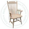 Pine Farm House Arm Chair 17'' Deep x 41'' High x 21'' Wide