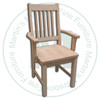 Pine Mini Mission Arm Chair 17'' Deep x 40'' High x 23'' Wide