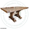 Pine Renoa Solid Top Double Pedestal Table 36'' Deep x 84'' Wide x 30'' High