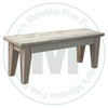 Pine Dakota Bench 14''D x 48''W x 18''H With Four Legs