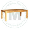 Oak Backwoods Solid Top Harvest Table 36'' Deep x 72'' Wide x 30'' High