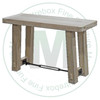 Oak Yukon Turnbuckle Sofa Table 18''D x 48''W x 30''H