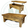 Pine Yukon Turnbuckle Pop up Coffee Table
