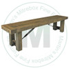 Oak Yukon Turnbuckle Bench 16''D x 96''W x 18''H