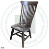 Maple Old South Side Chair Has Wood Seat