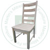 Maple Mini Ladder Side Chair Has Wood Seat