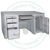 Oak Newport 3 Drawer Computer Desk
