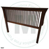 Oak Single Flat Top Mission Panel 52'' Headboard