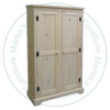 Pine Pilgrim Rustic Jam Cupboard 13.5''D x 60''H x 36''W