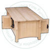Wormy Maple Mission 8 Door Coffee Table