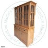 Wormy Maple Mission Hutch And Buffet 57''W x 79''H x 19''D