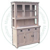 Wormy Maple Shaker Hutch And Buffet 53''W x 81''H x 18''D