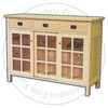 Wormy Maple Mission Sideboard 59''W x 43''H x 19''D With 3 Drawers
