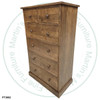 Wormy Maple Cottage 6 Drawer Highboy