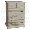 Wormy Maple Cottage Deluxe Chest Of Drawers 36''W x 48''H x 19''D
