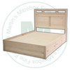 Wormy Maple Urbana Double Condo Bed Open Headboard